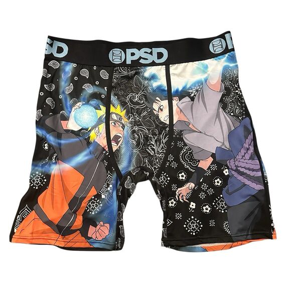 PSD Naruto Men's Boxer Brief Underwear Size 2XL Impact Wash Allover Print NWOT - Picture 1 of 4